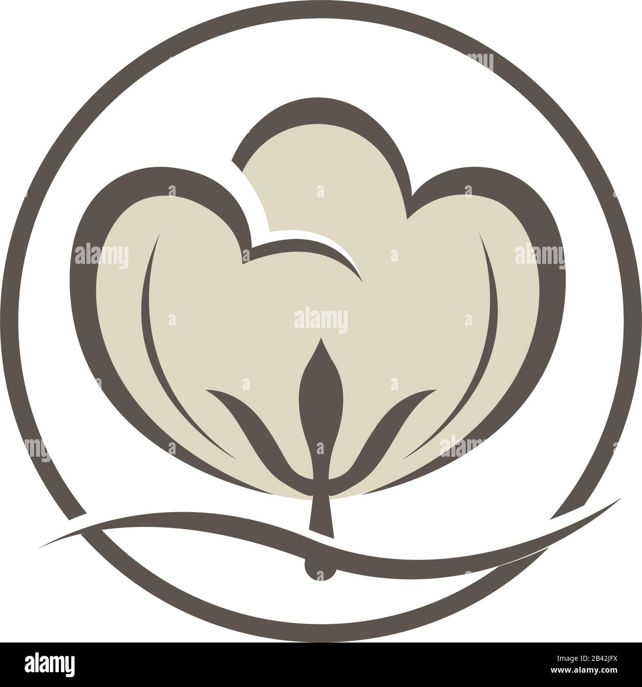 Cotton logo illustration vector design Stock Vector Image & Art - Alamy