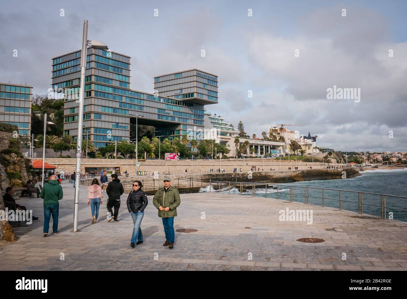 Ocean Center Apartments, Cascais, Portugal Stock Photo Alamy