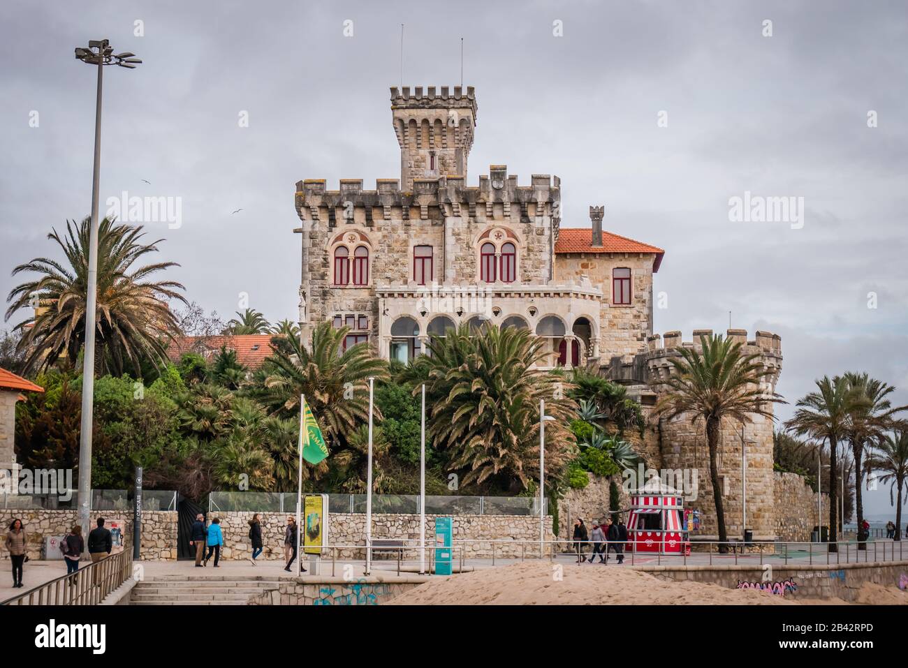 Forte da Cruz, castle,Estoril, Portugal Stock Photo