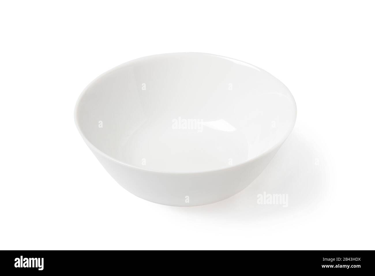 White porcelain plate isolated on white background Stock Photo - Alamy