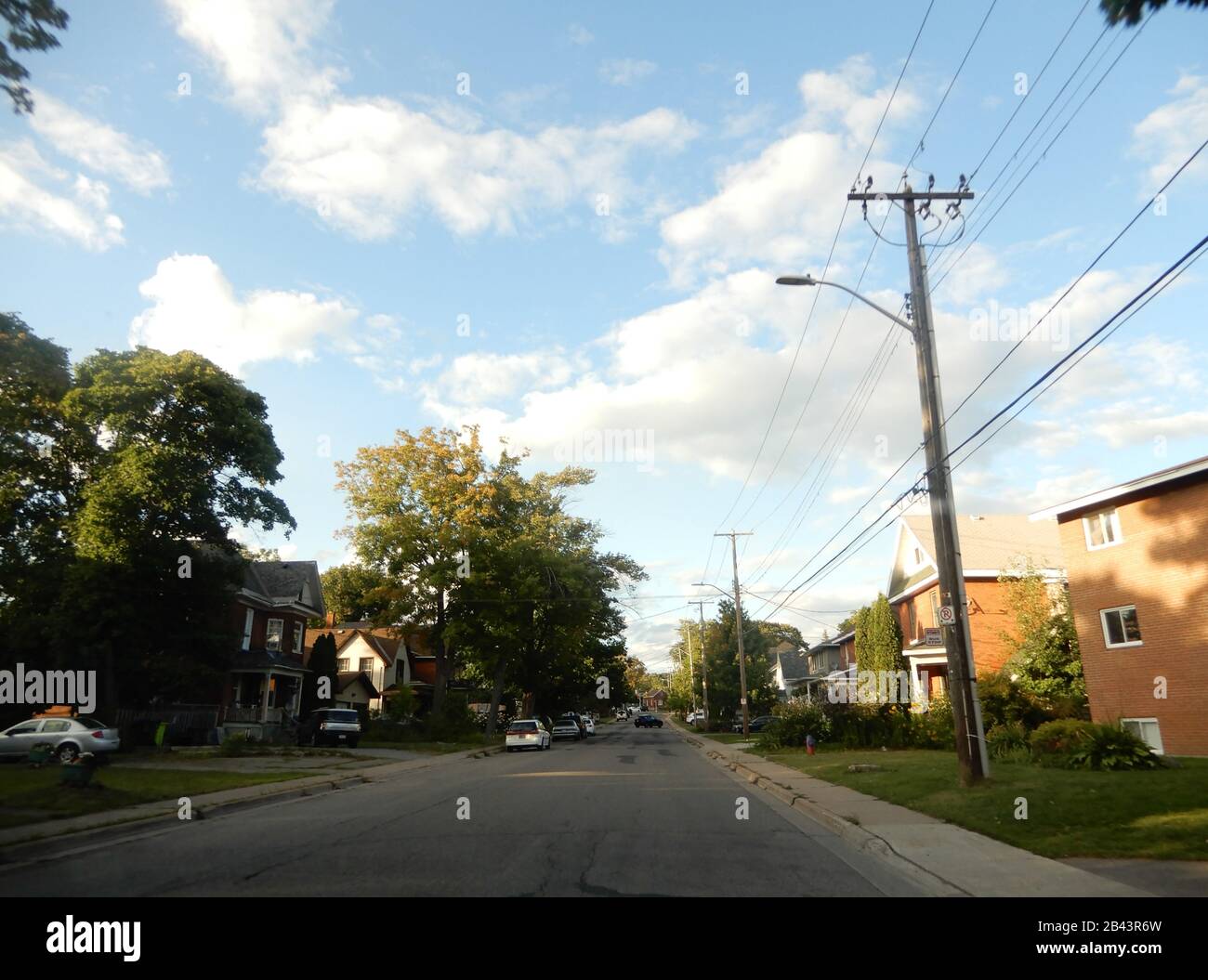Street of Sault Ste Marie/Algoma/Ontario/Canada Stock Photo Alamy