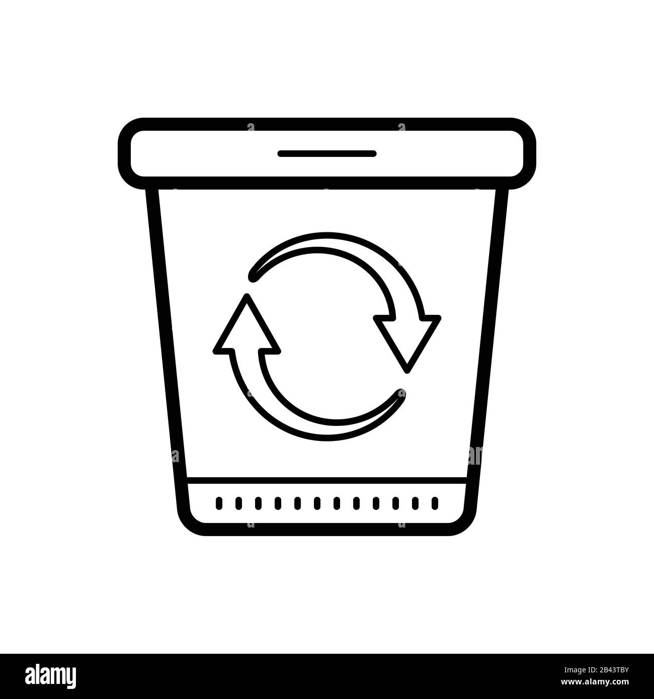 Recycle bin icon Stock Vector Image & Art Alamy