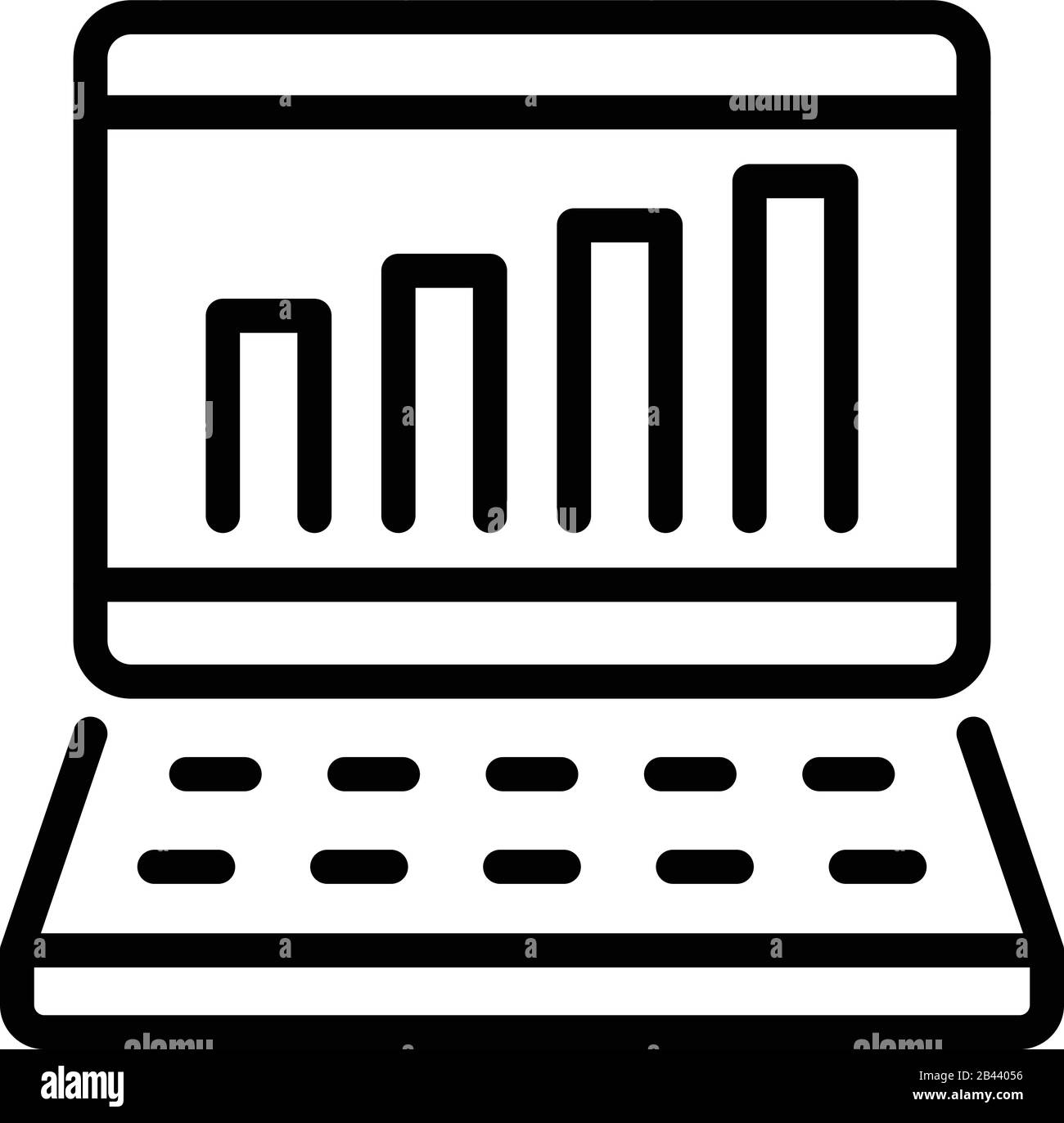 Graph loan chart icon, outline style Stock Vector Image & Art - Alamy