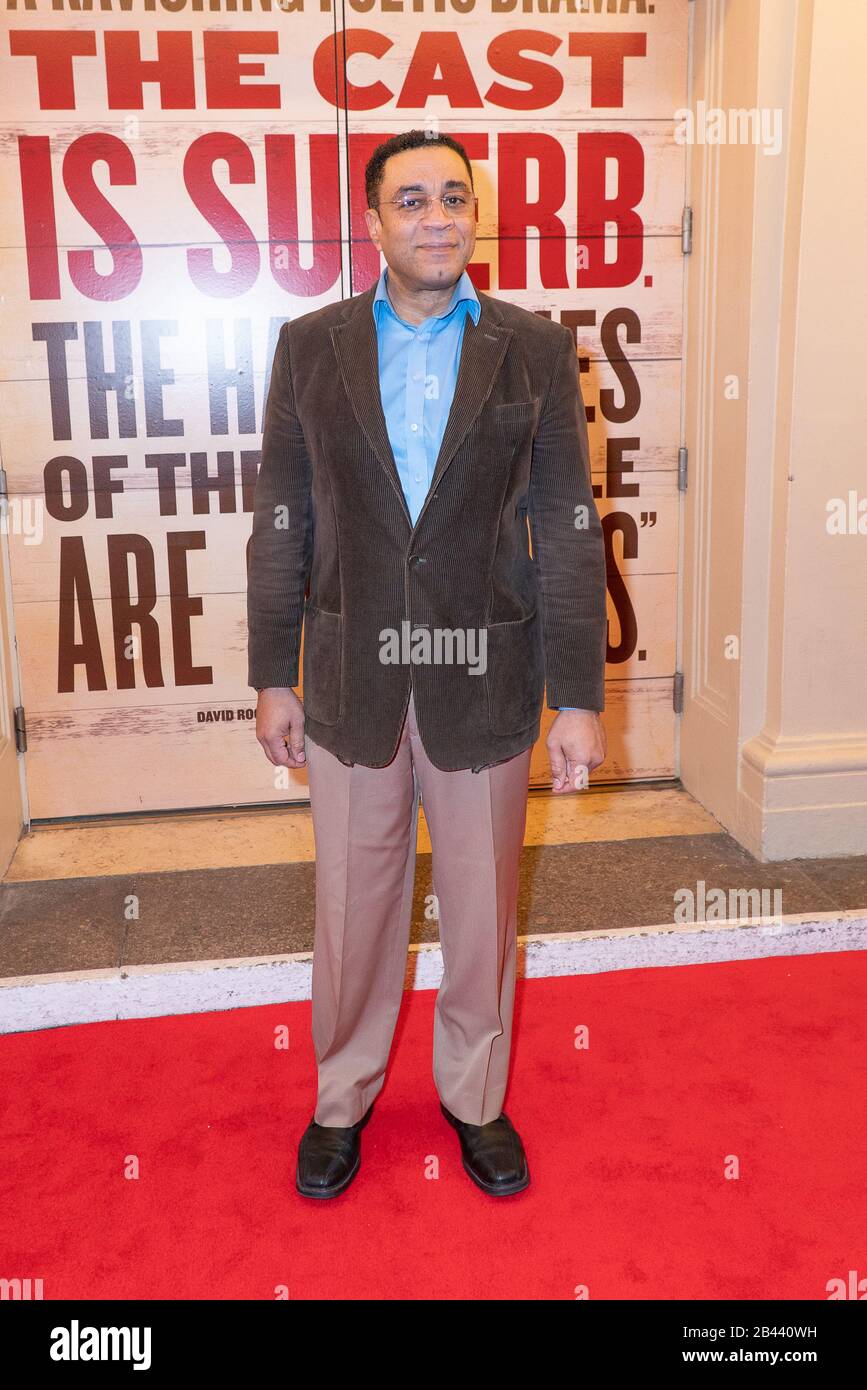 New York, USA. 5th March, 2020. Harry Lennix attends The Broadway Opening Night of The Girl from the North Country at the Belasco Theater in New York, NY on March 5, 2020. (Photo by David Warren /Sipa? USA) Credit: Sipa USA/Alamy Live News Stock Photo