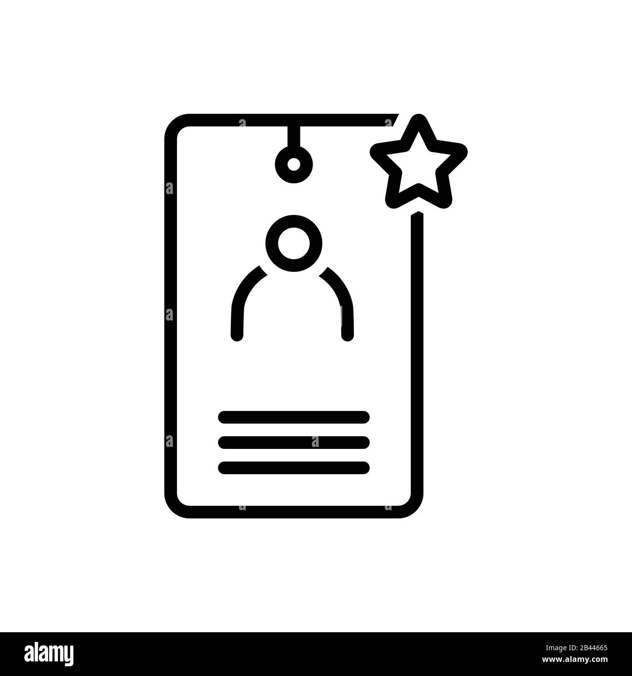 Id icon hi-res stock photography and images - Alamy