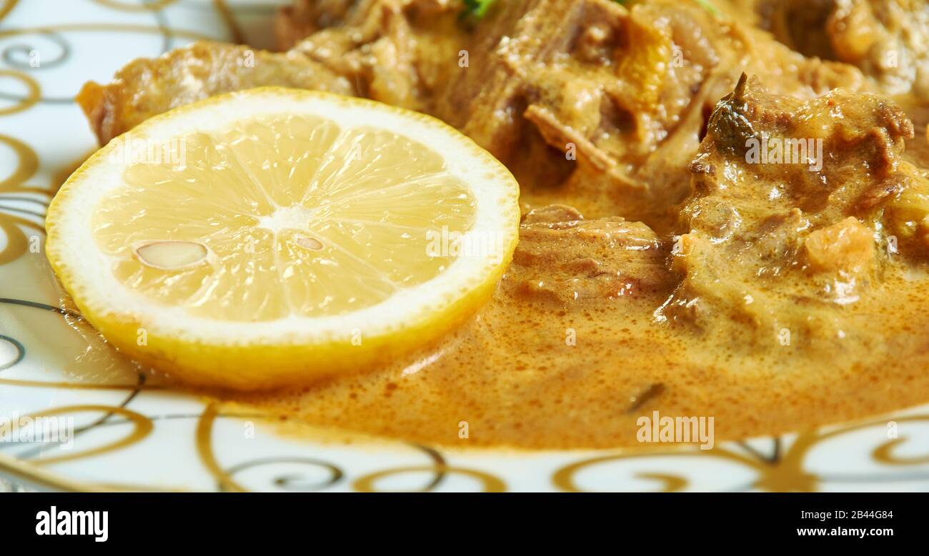 Dahi Gosht Yogurt Lamb Curry, Kashmiri cuisine, Traditional assorted