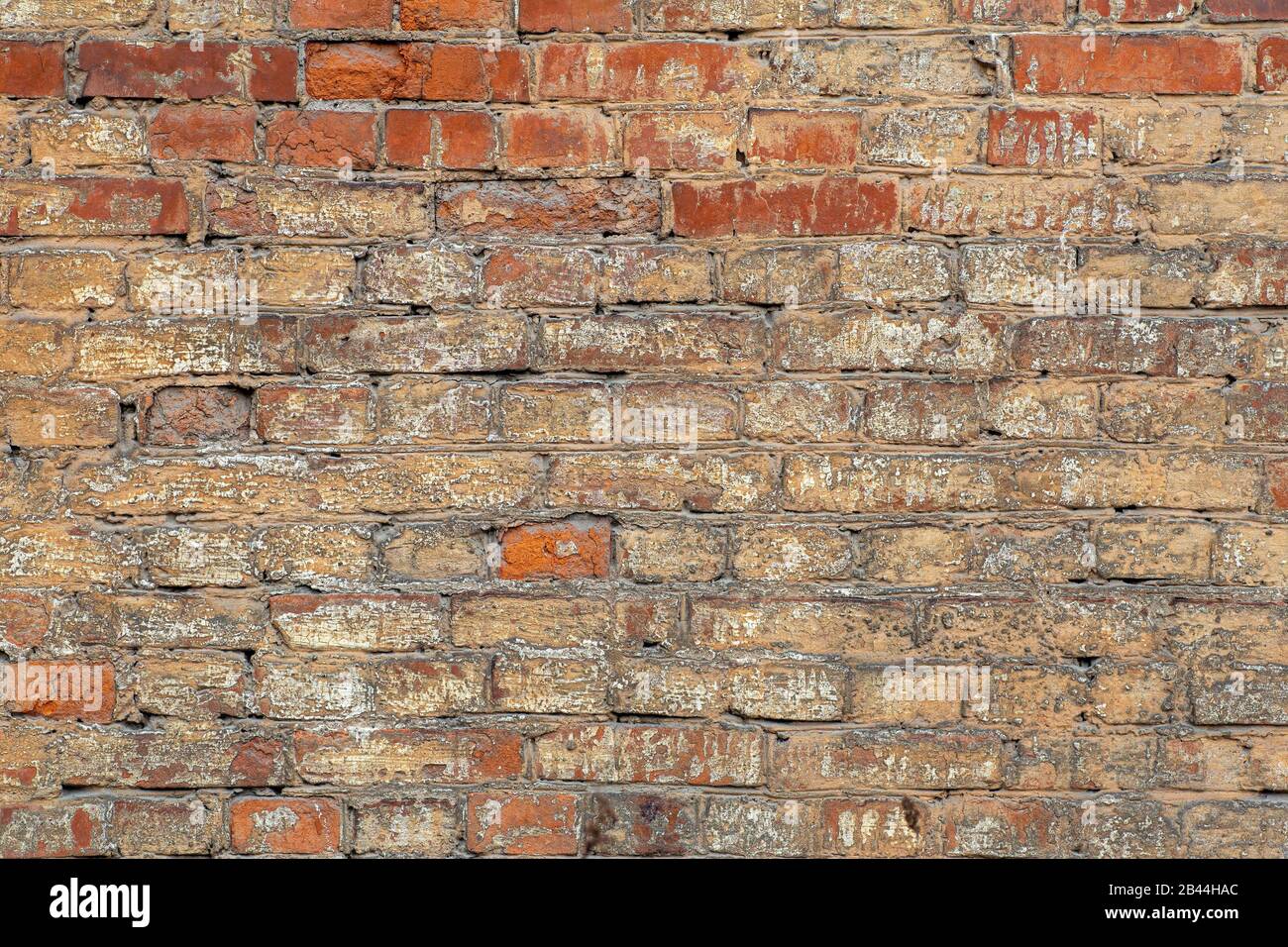 Old brick wall. Brickwork from an old brick in a rustic style. The ...