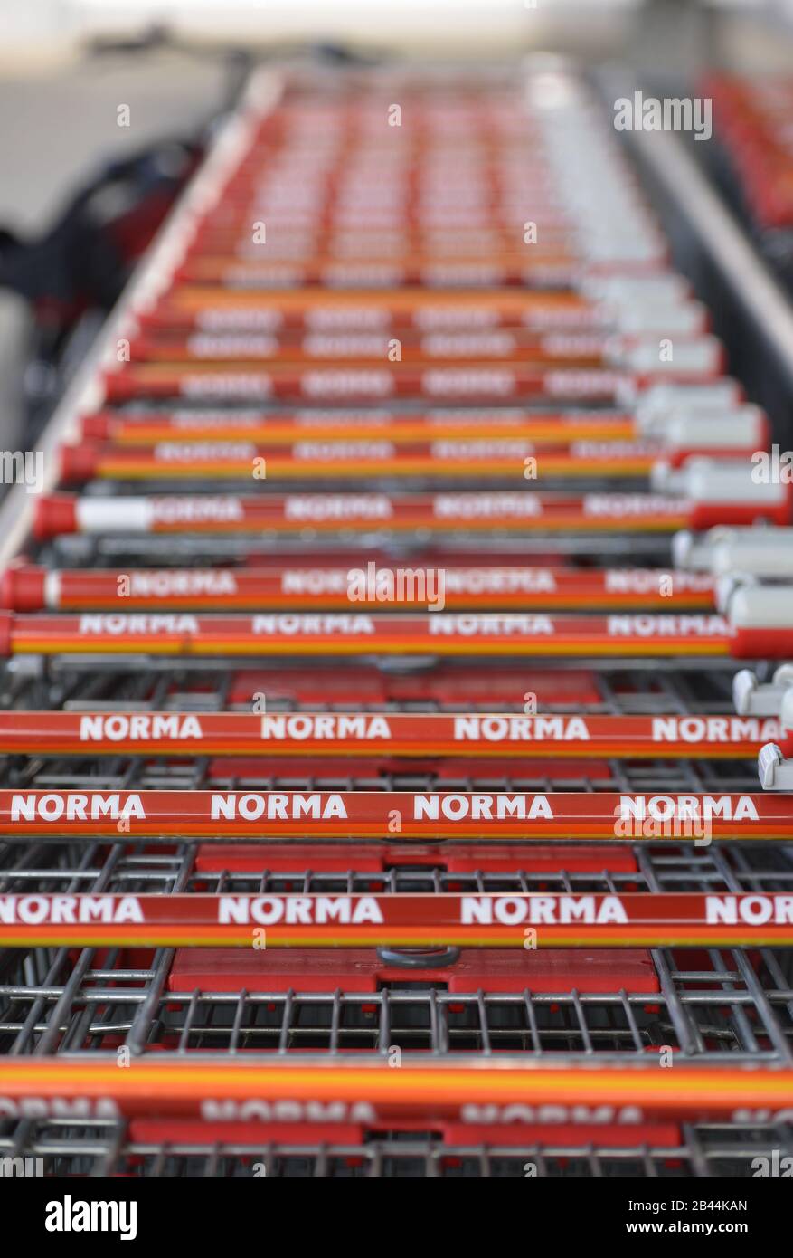 Norma, Einkaufswagen Stock Photo