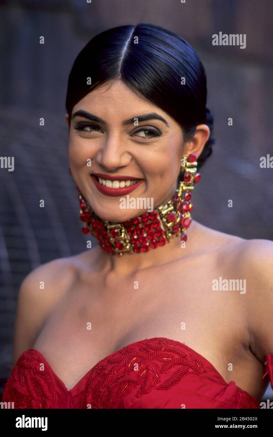 Sushmita Sen, Indian actress, model, Miss India 1994, Miss Universe 1994, India, Asia, old vintage 1900s picture Stock Photo