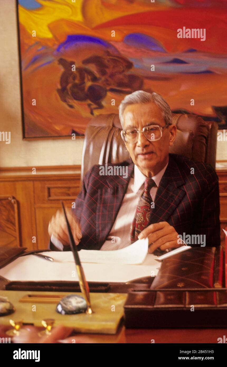 Basant Kumar Birla, Indian businessman, Birla family, Industrialist, B. K. Birla, India, Asia Stock Photo