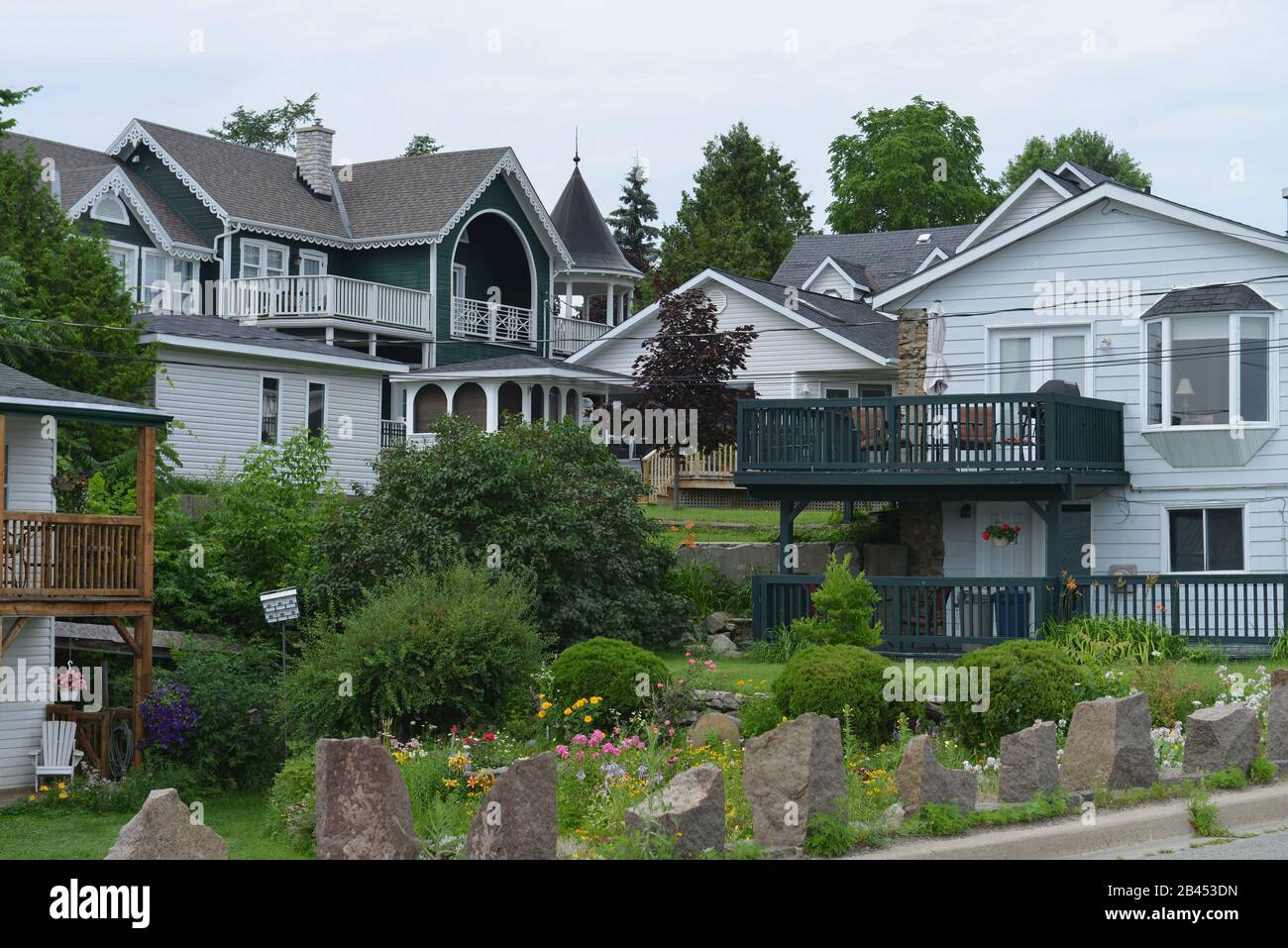 Wohngebiet, Gananoque, Ontario, Kanada Stock Photo