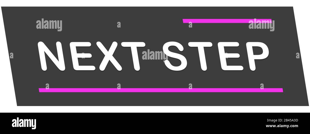 Button text with lines in different colors Stock Photo - Alamy