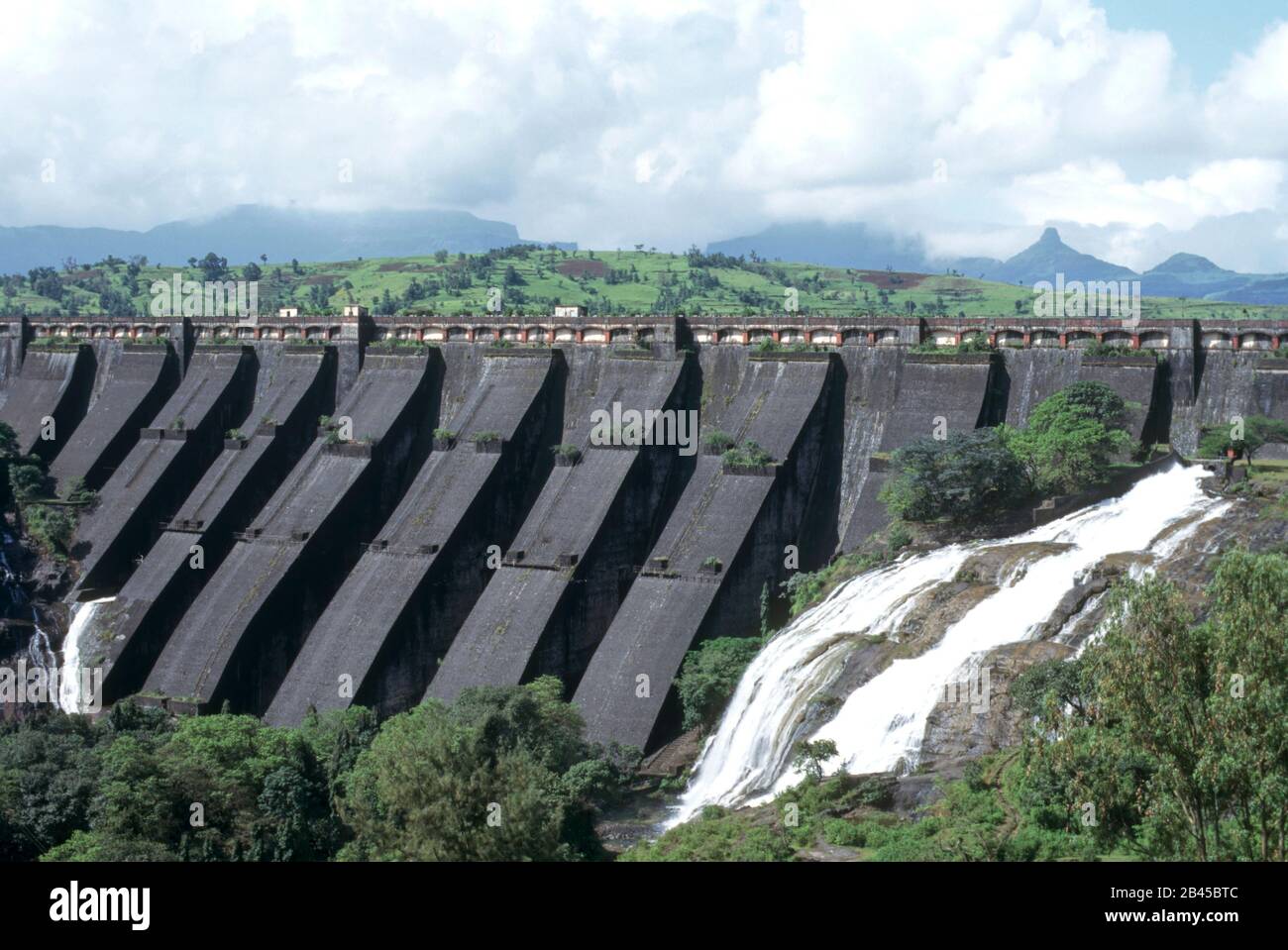 bhandardara water dam, maharashtra, India, Asia Stock Photo