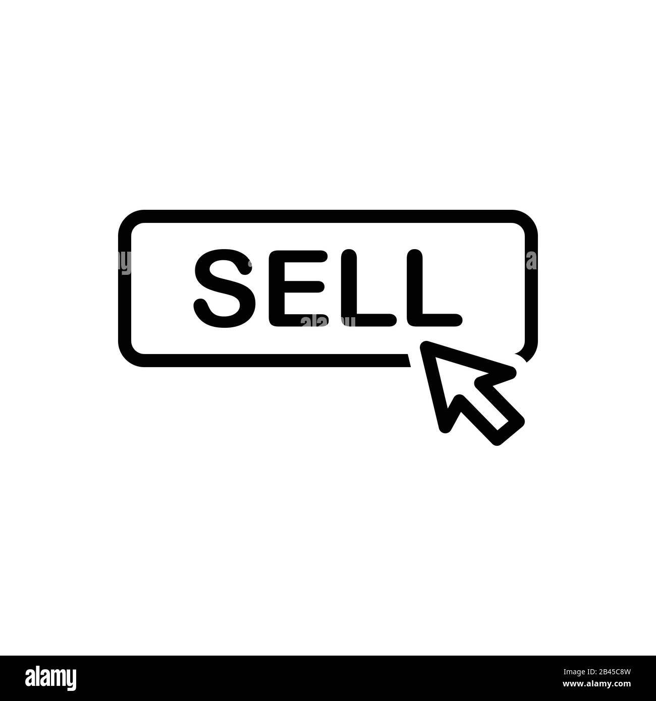 Sell button icon Stock Vector Image & Art Alamy