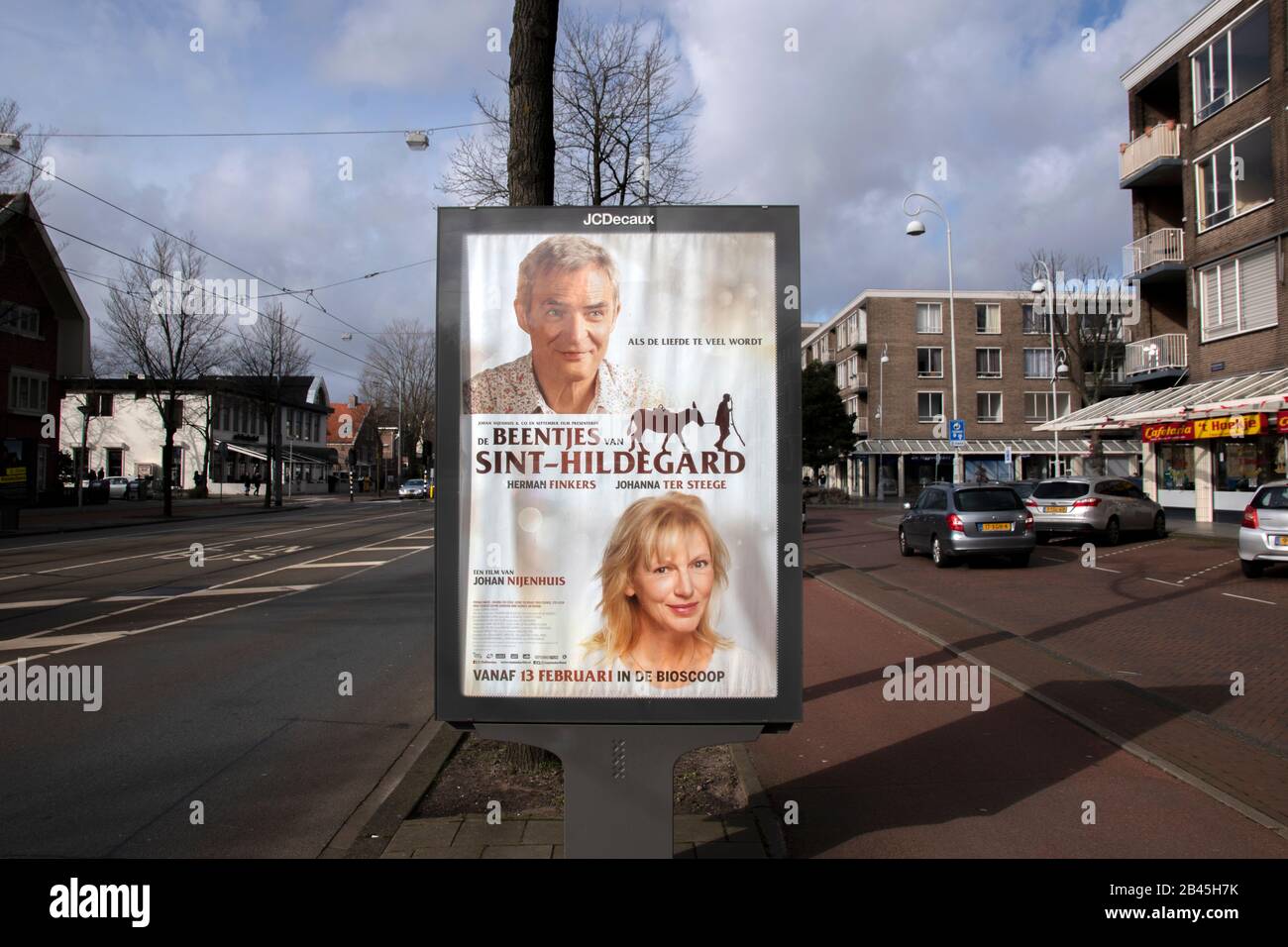 Billboard De Beentjes Van Sint-Hildegard At Amsterdam The Netherlands 2020 Stock Photo