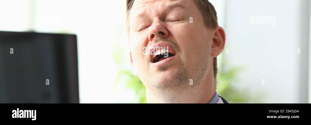 Sleeping male doctor Stock Photo - Alamy