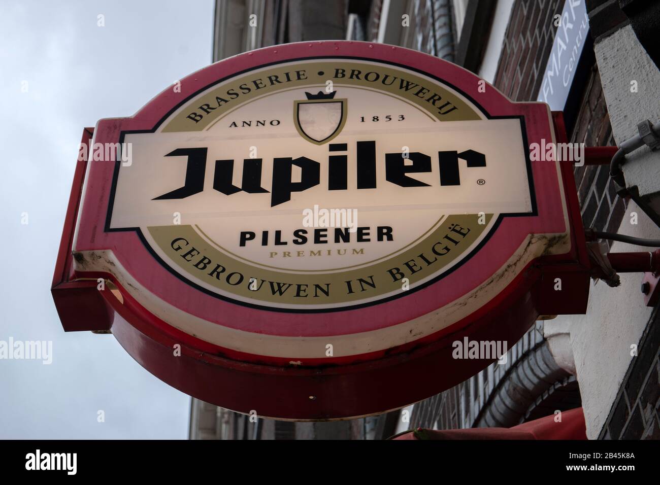 Billboard Jupiler Beer Company At Amsterdam The Netherlands 2020 Stock