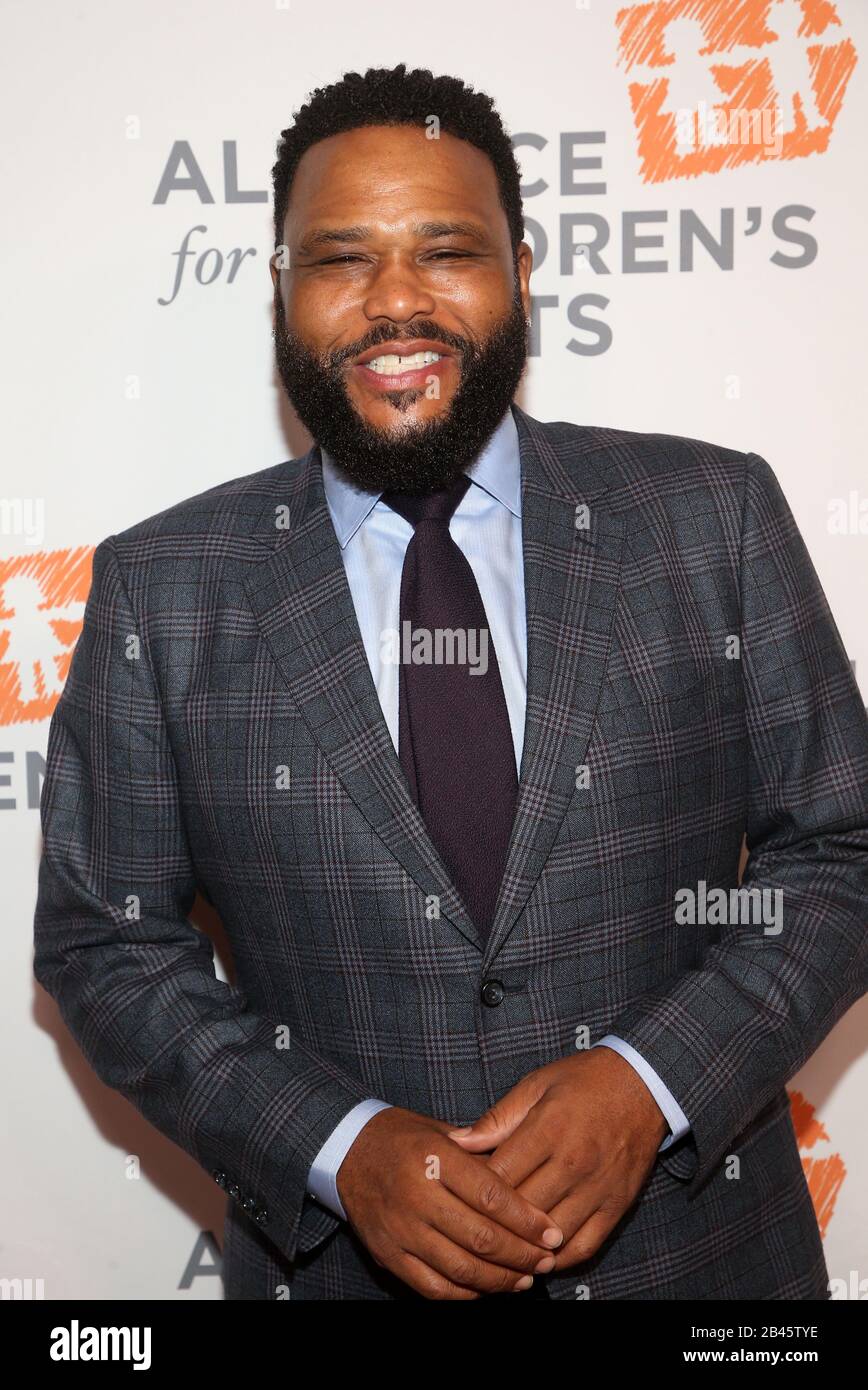 Beverly Hills, Ca. 5th Mar, 2020. Anthony Anderson, at the Alliance for ...