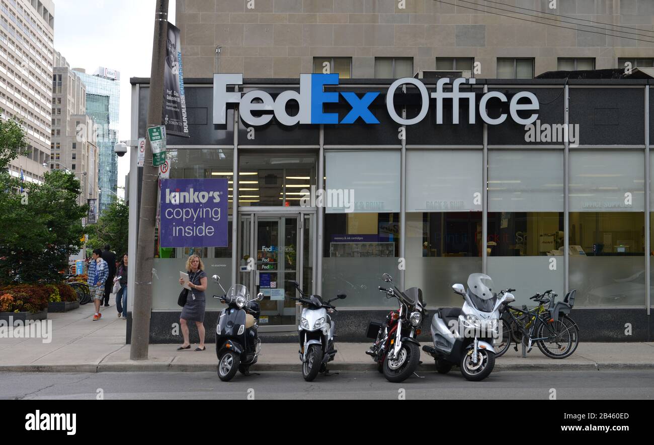 Filiale, FedEx, Toronto, Ontario, Kanada Stock Photo