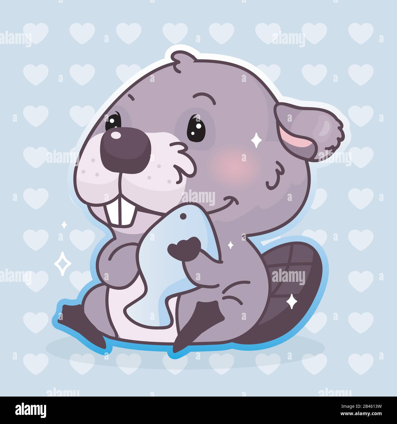 Cute elephant kawaii cartoon vector character  Stock Illustration  71086876  PIXTA