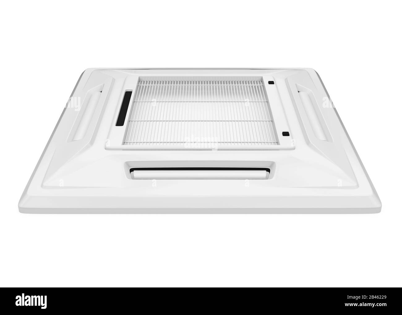 Central Air Conditioner Isolated Stock Photo Alamy