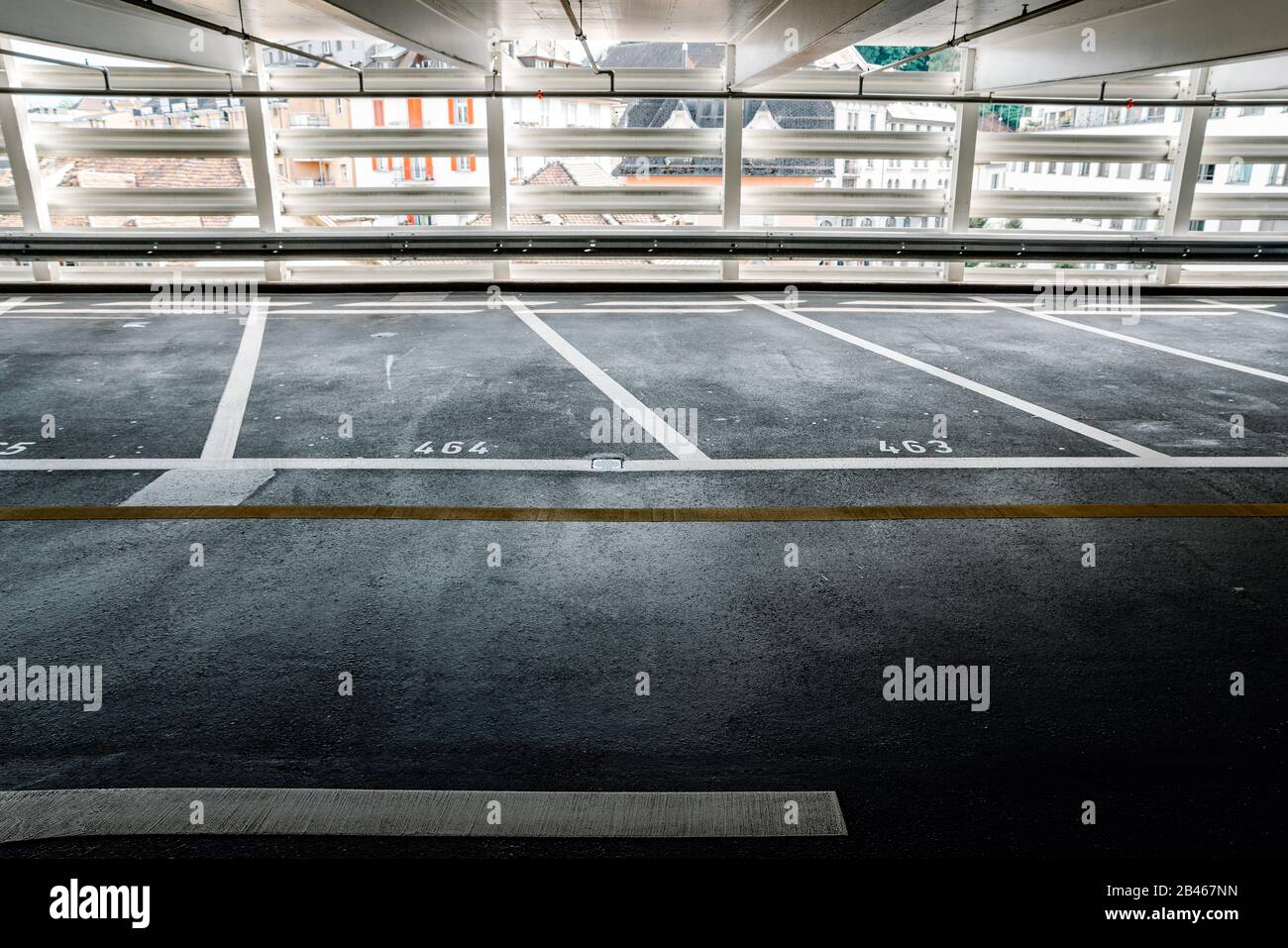 city car park for cars Stock Photo Alamy