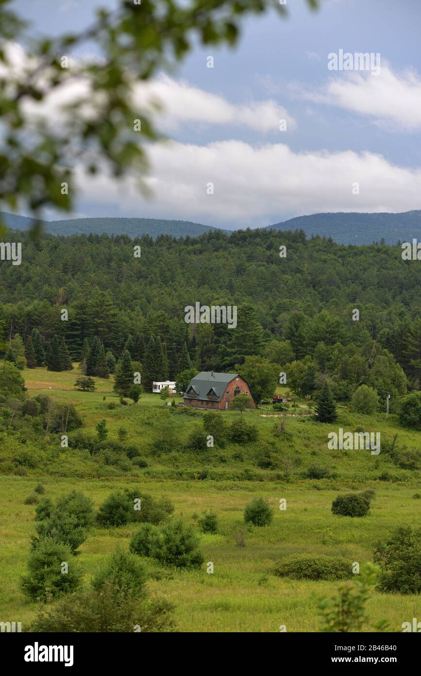 Farm nahe Montpelier, Vermont, USA Stock Photo