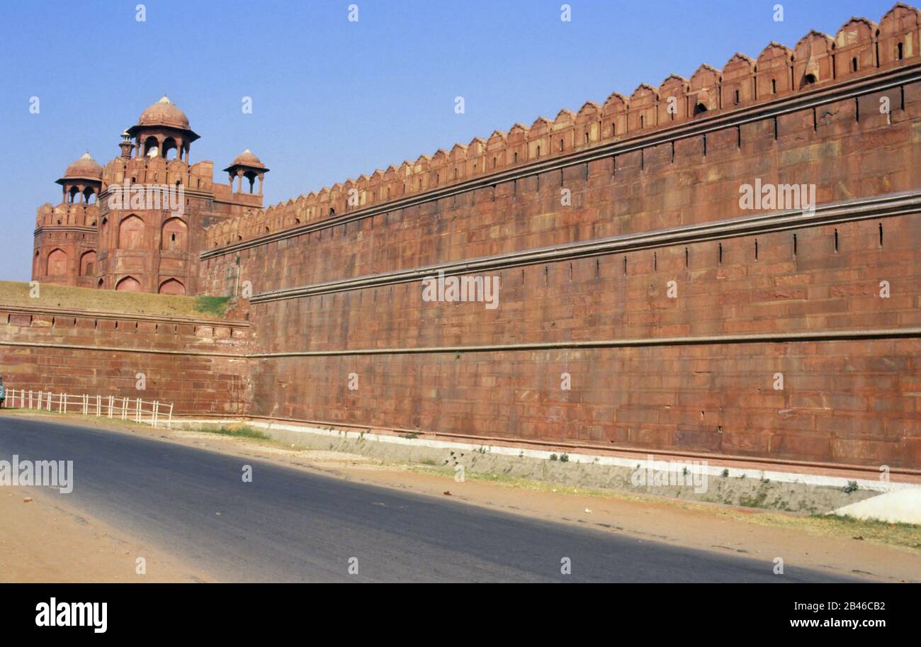 Red Fort, New Delhi, India, Asia Stock Photo