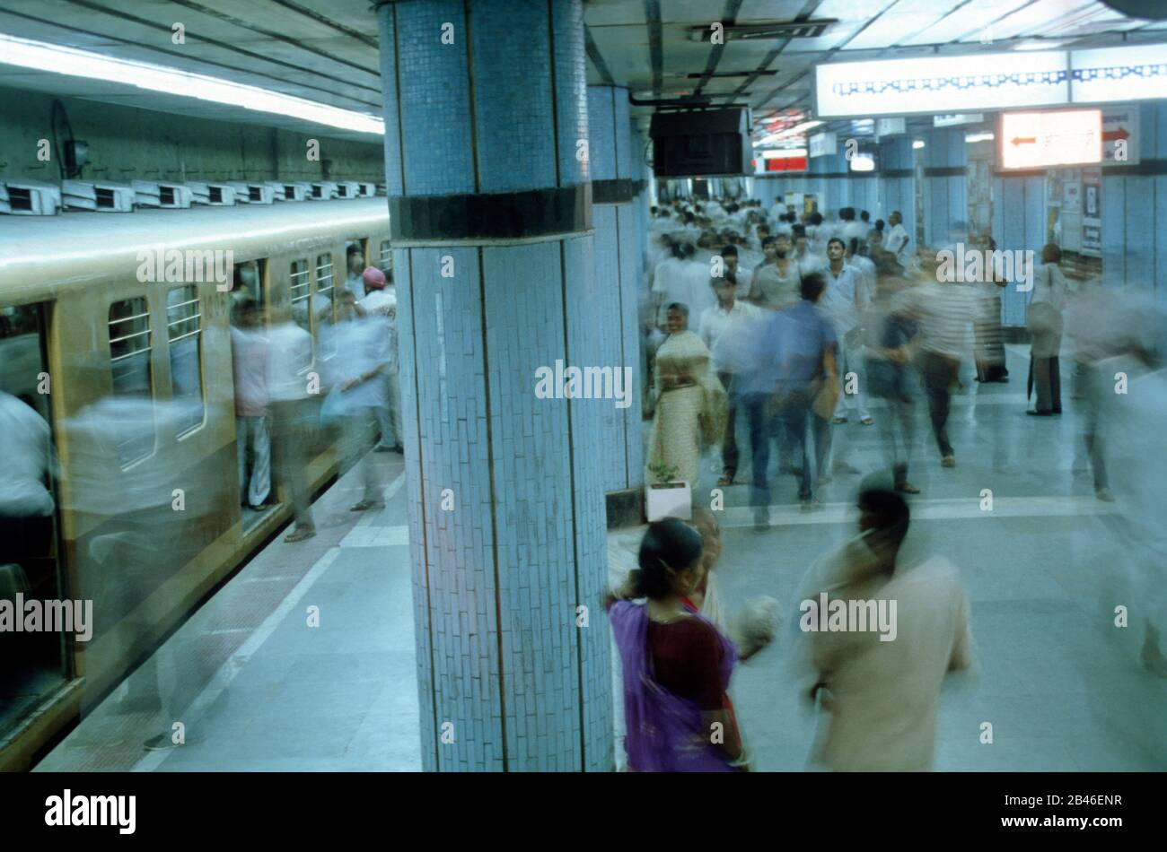 metro railway, calcutta, west bengal, India, Asia Stock Photo