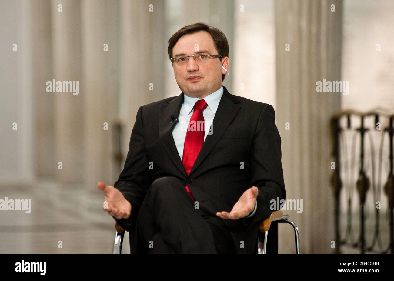 04.01.2013 Warszawa Sejm Fot. Andrzejewski Maciej N/z Zbigniew Ziobro Stock Photo