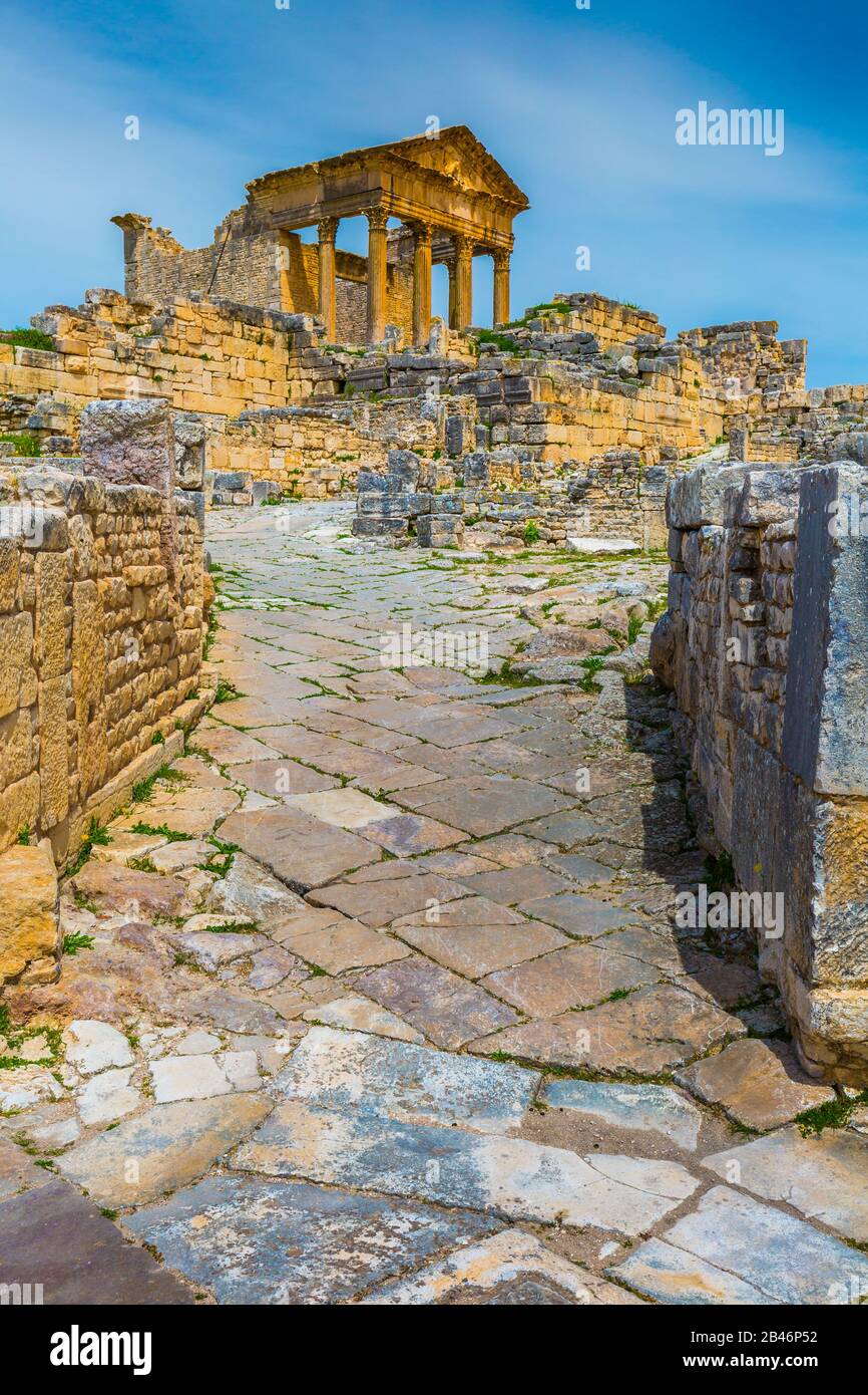 The Capitol. Roman city ruins Stock Photo - Alamy