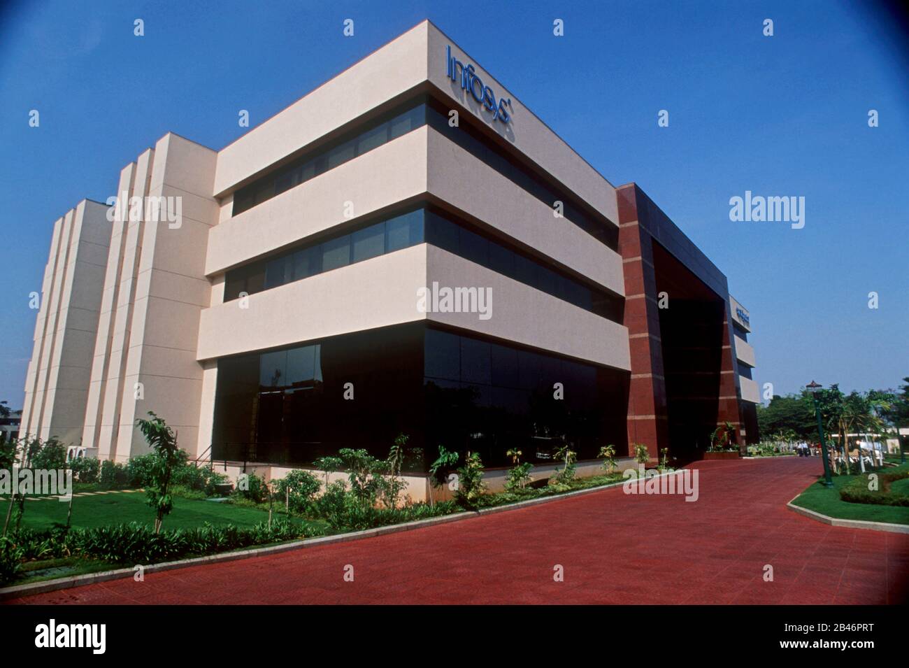 Infosys Limited ; Indian multinational corporation building ; Bangalore ; Bengaluru ; Karnataka ; India ; Asia Stock Photo