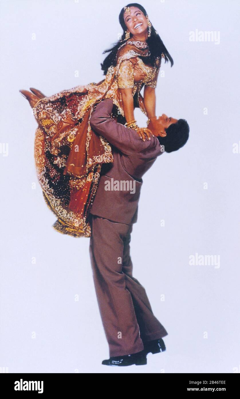 Indian bollywood actor shah rukh khan and actress kajol devgan Stock Photo