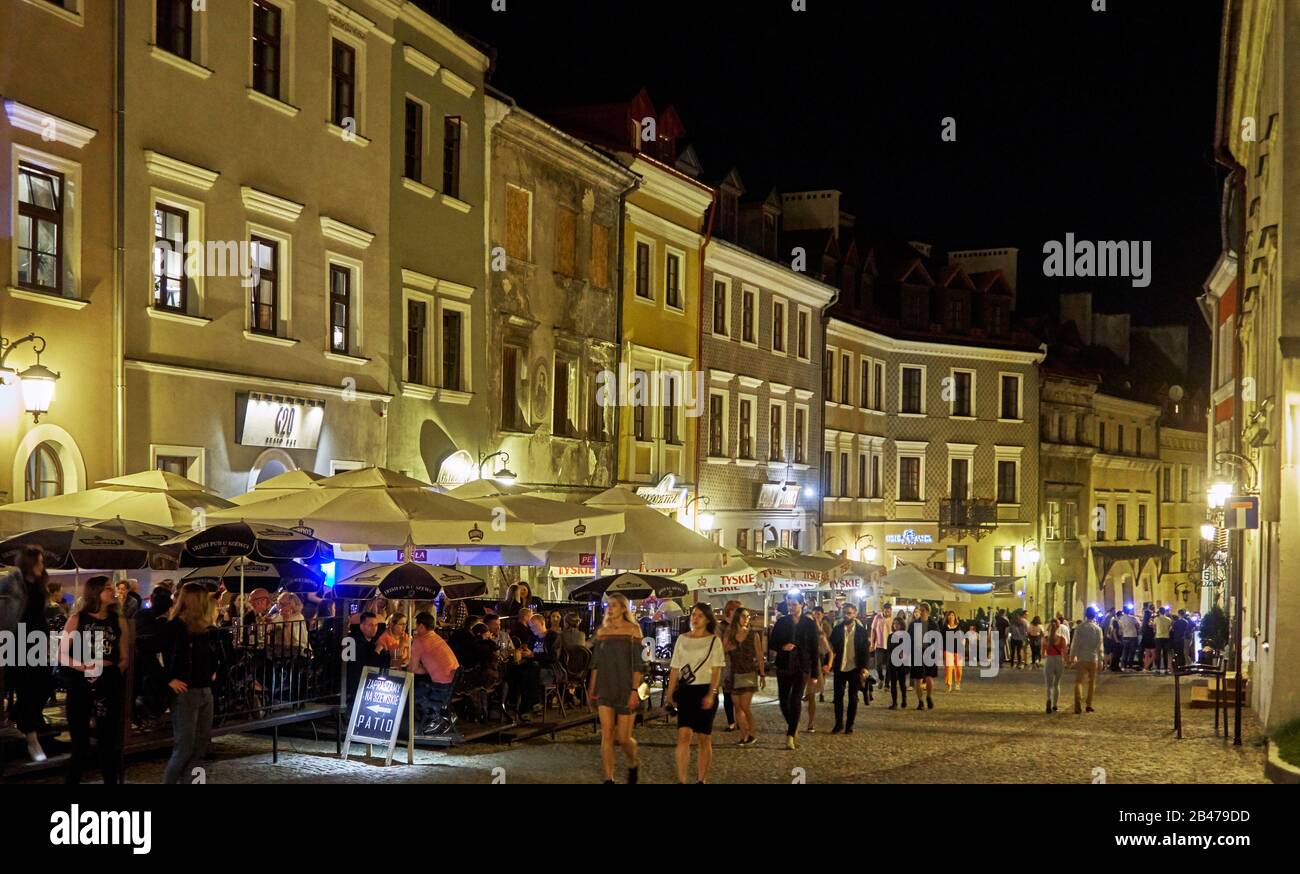 Europe, Poland, Lublin province, Lublin city, painted house in the