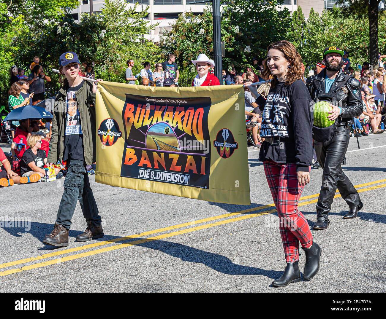 Buckaroo Bonzai on Parade Stock Photo - Alamy