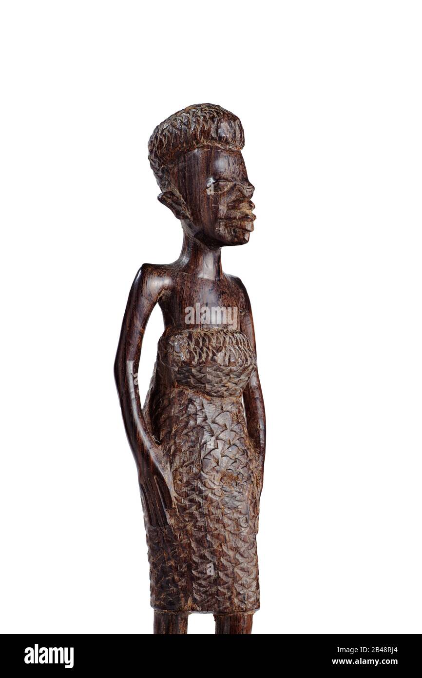 LUSAKA, ZAMBIA NOVEMBER 2013 Typical examples of African art