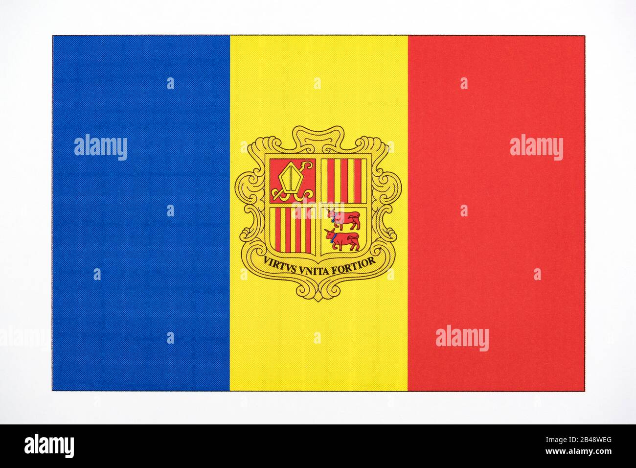 National Flag Of Andorra Hi res Stock Photography And Images Alamy