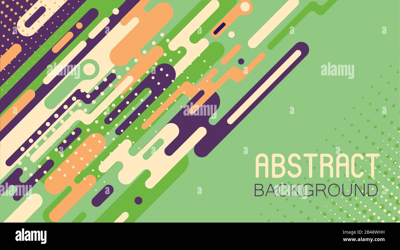 Abstract background with colorful rounded shapes Stock Vector