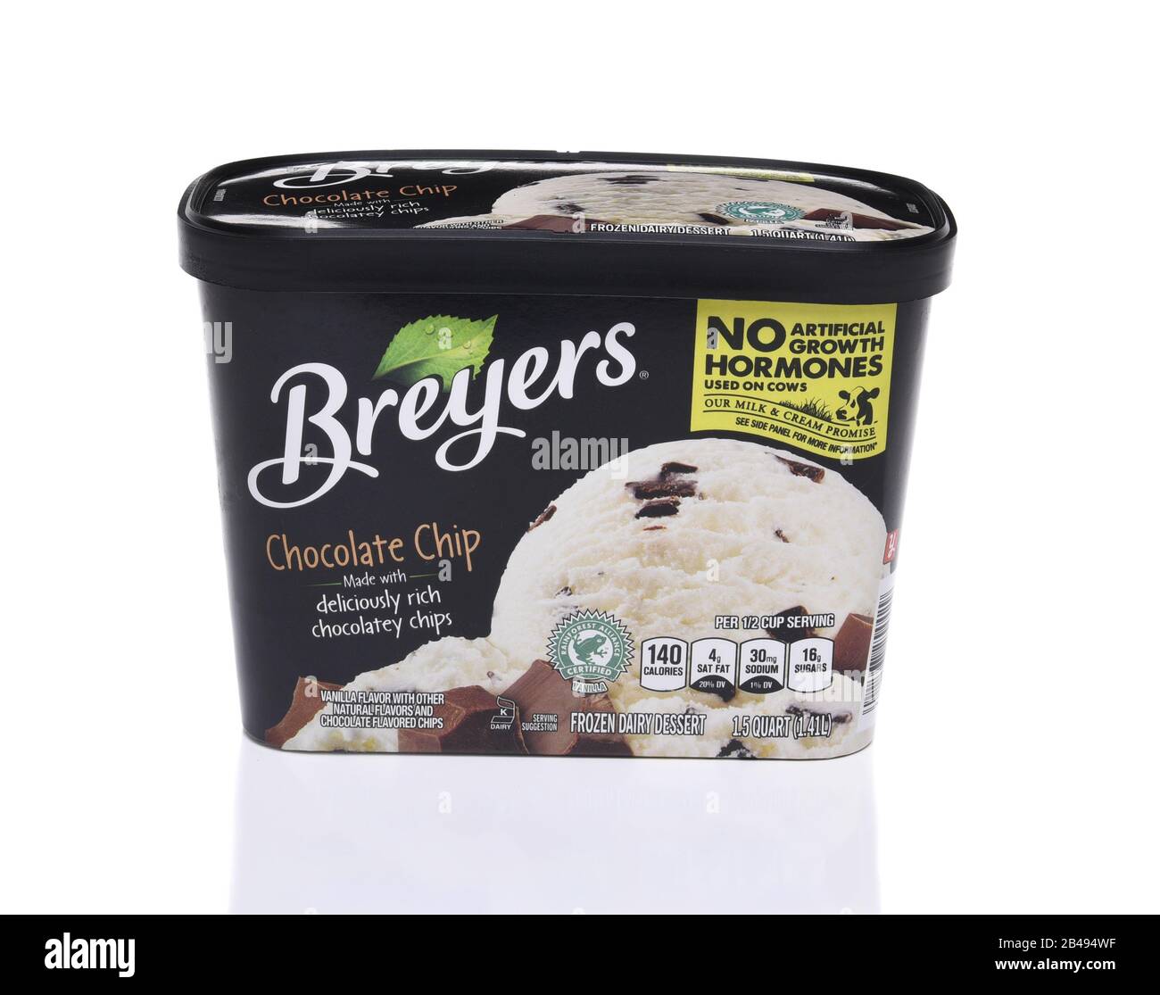 IRVINE, CA SEPTEMBER 22, 2017 Breyers Chocolate Chip Ice Cream