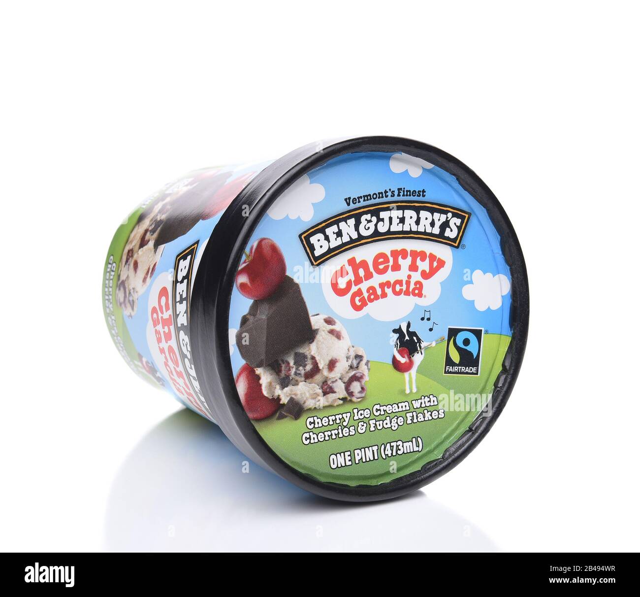 IRVINE, CA MAY 29, 2017 Cherry Garcia Ice Cream. Ben and Jerrys