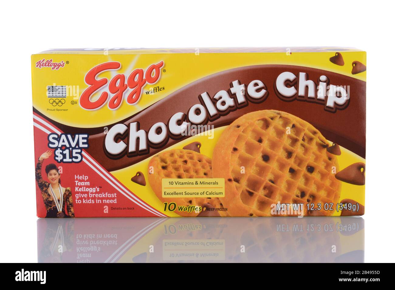 Irvine Ca January 29 14 A Package Of Eggo Chocolate Chip Waffles When First Introduced The Product It Was Called Froffles For Frozen Waffles Stock Photo Alamy