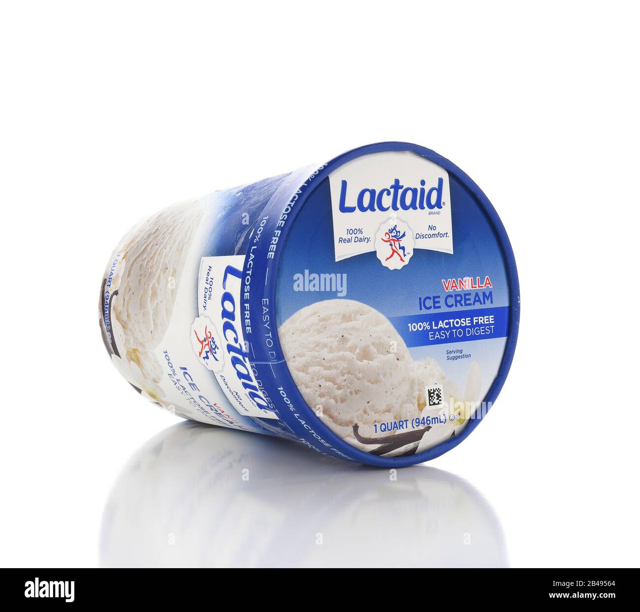 IRVINE, CALIFORNIA NOVEMBER 16, 2016 A carton of Lactaid Lactose