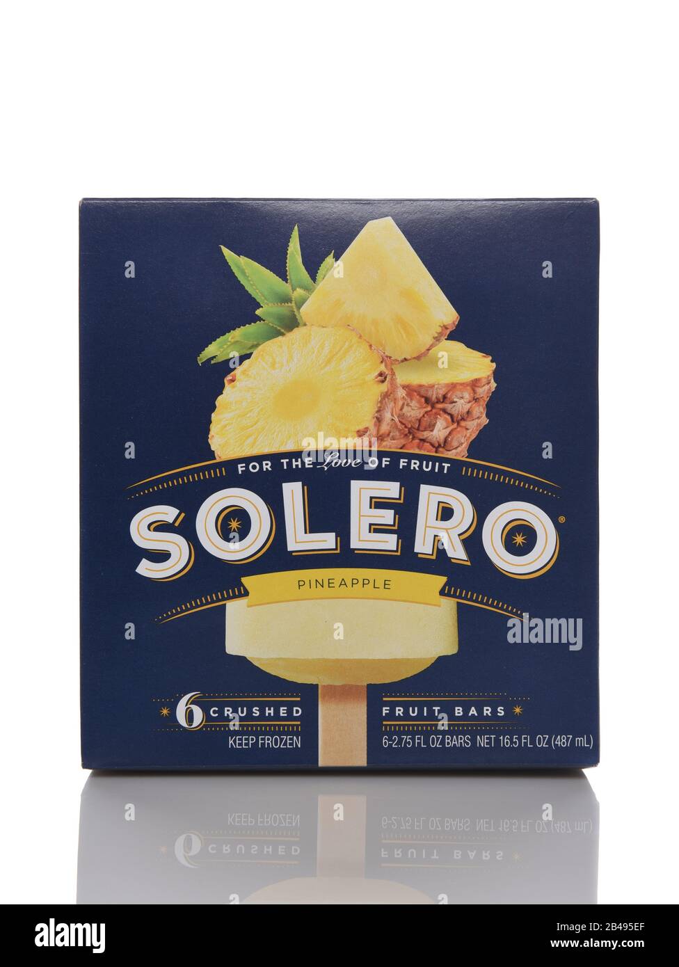 Solero Raspberry And Pineapple IRVINE, CALIF - AUGUST 30, 2018: Solero Pineapple Fruit Bars Stock ...