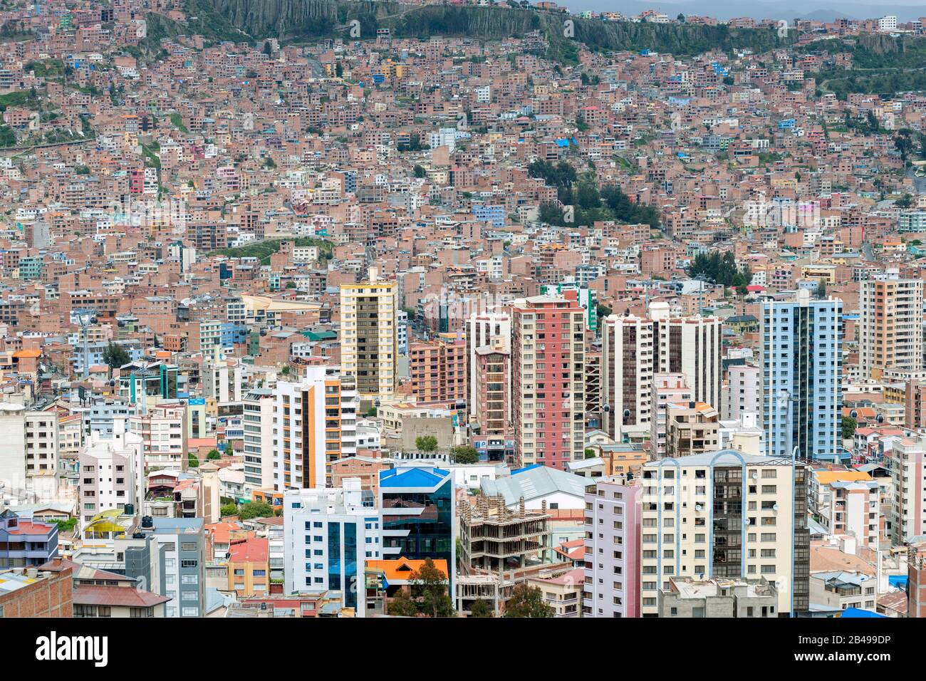 La Paz The Capital City Of Bolivia Stock Photo Alamy La Paz The Capital City Of Bolivia Stock Photo Alamy