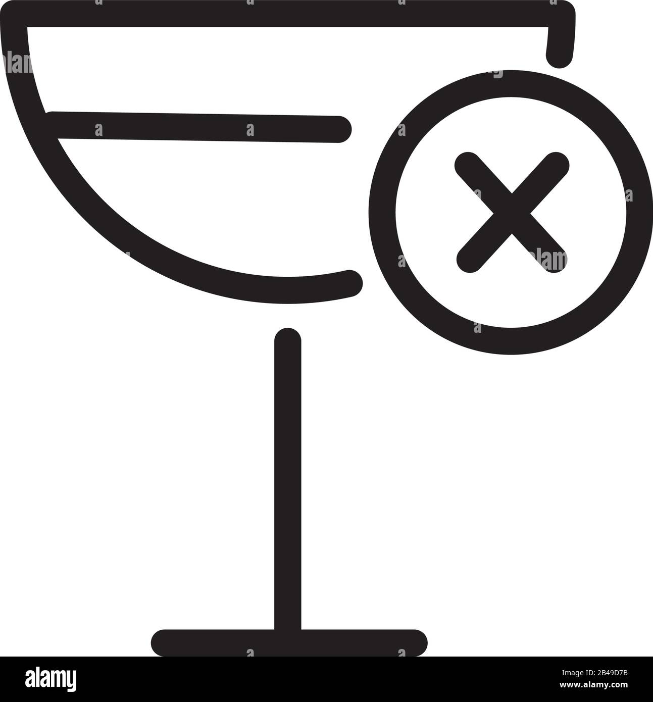 wine cup line style icon Stock Vector Image & Art - Alamy