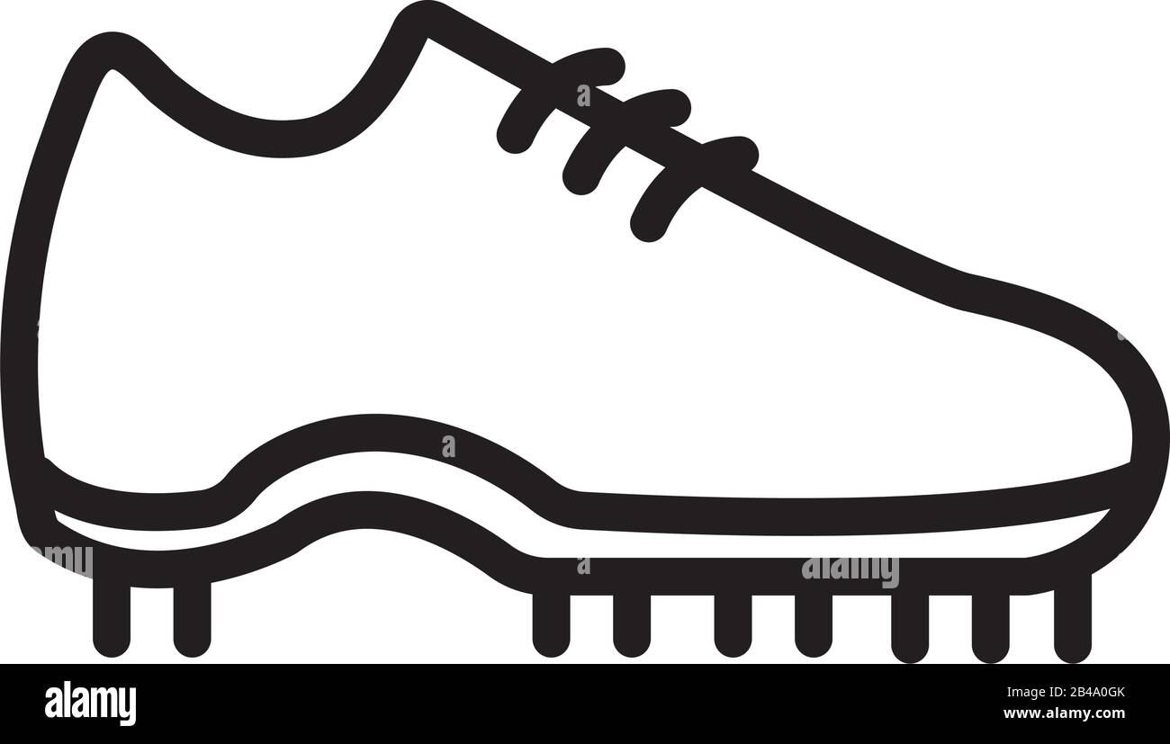 soccer sport shoe line icon Stock Vector Image & Art - Alamy