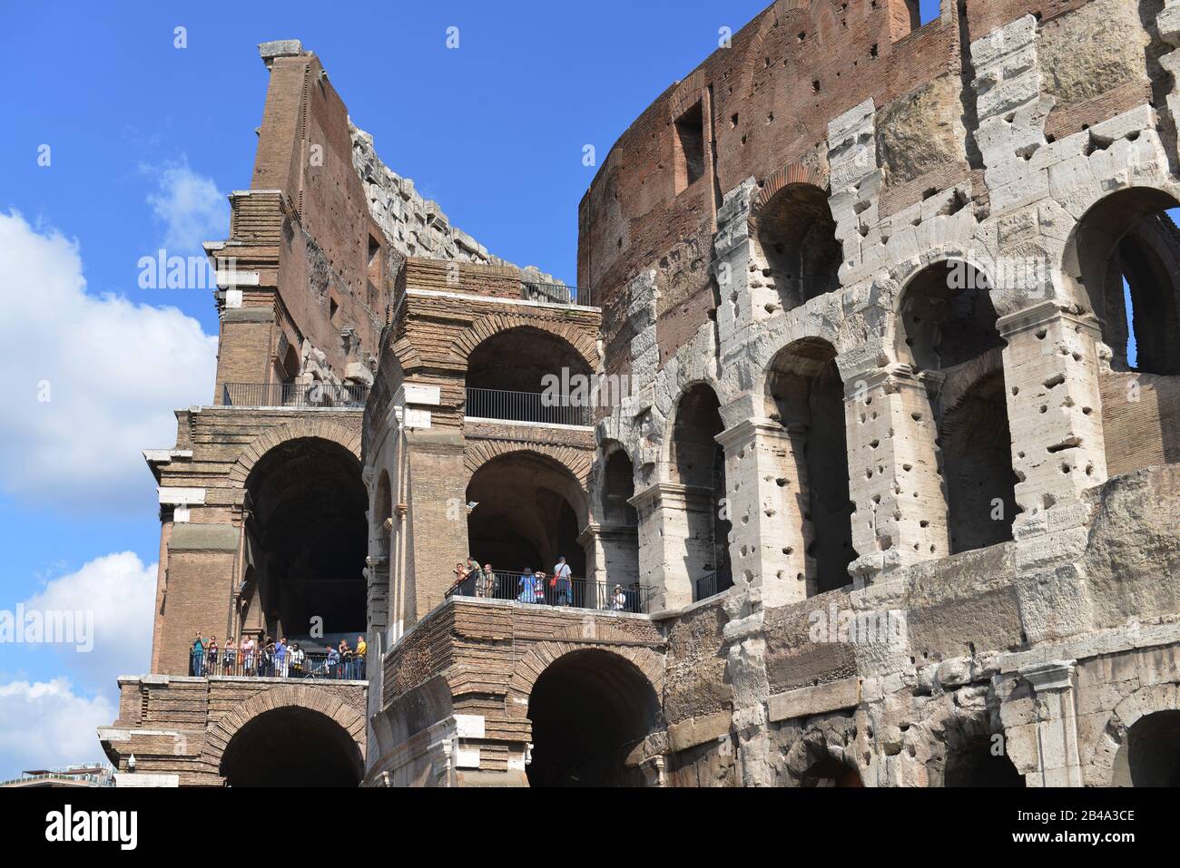 Kolosseum, Piazza del Colosseo, Rom, Italien Stock Photo
