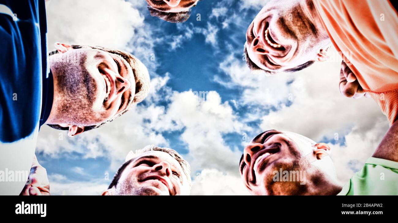 Men with arms around each other hi-res stock photography and images - Alamy