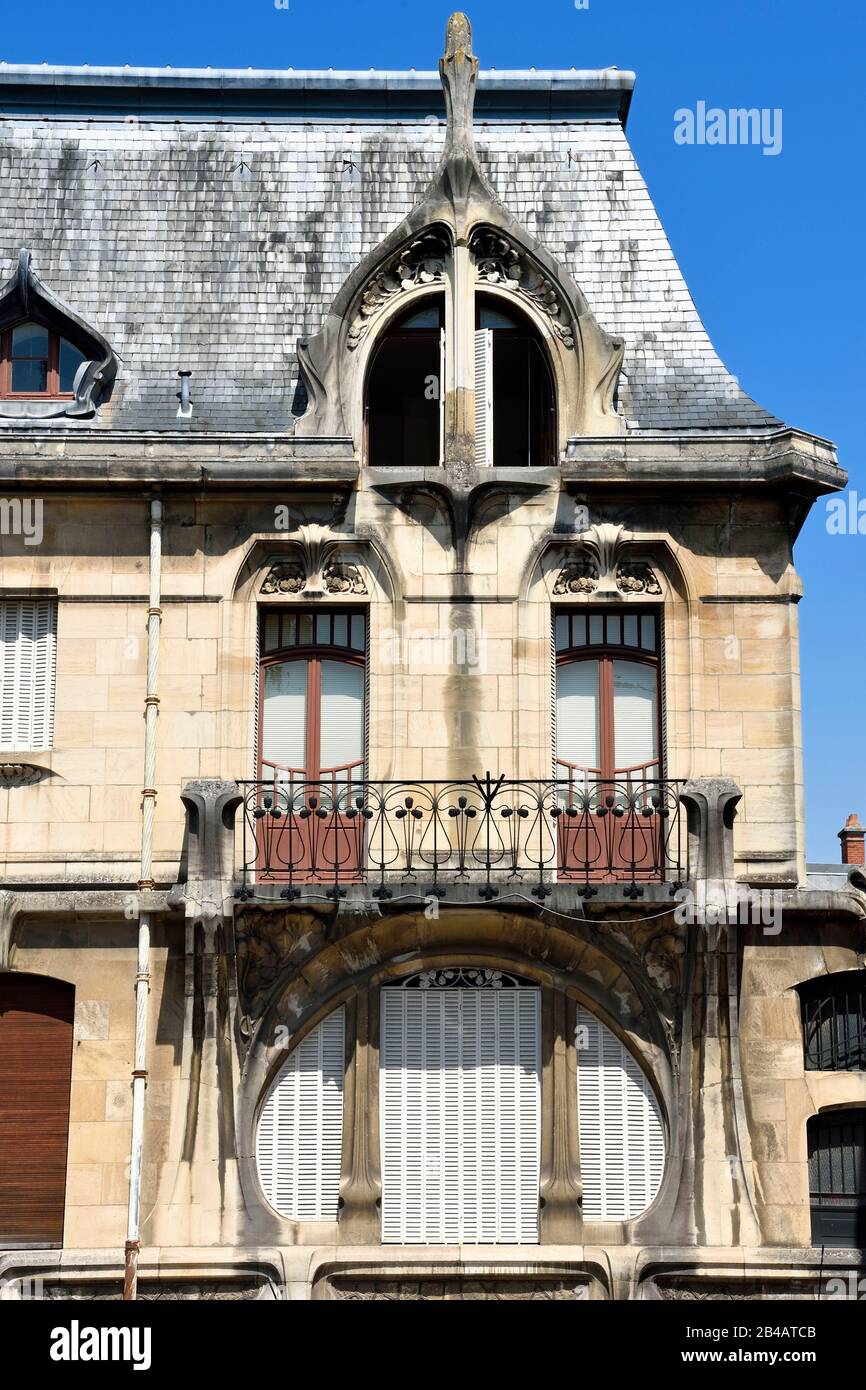 France, Meurthe-et-Moselle, Nancy, The Bergeret House By Architect ...