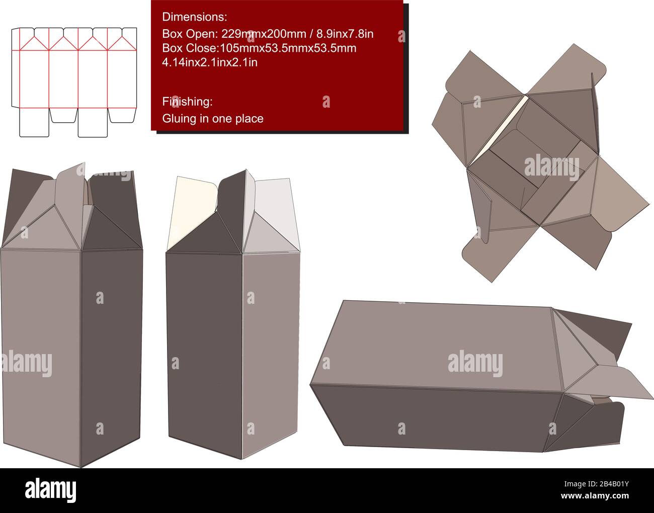 Dispensers for many products die cut vector Stock Vector